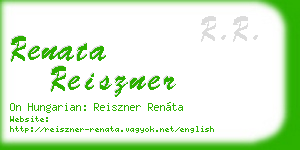 renata reiszner business card